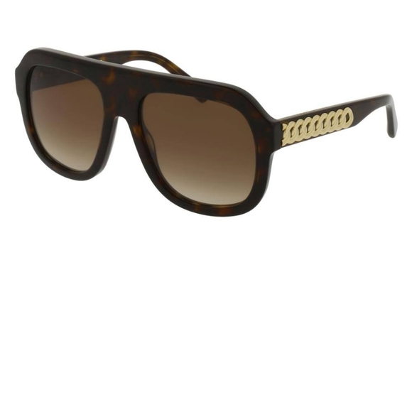 Stellla McCartney Accessories - STELLA MCCARTNEY FALABELLA  HAVANA BROWN/GOLD SG